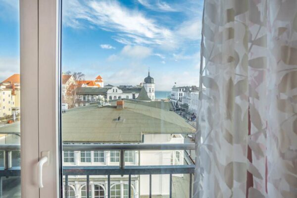 Meerblick aus der Junior-Suite vom Centralhotel Binz auf Rügen