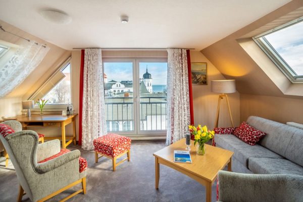 Luxus-Appartement mit Meerblick - Suite vom Centralhotel Binz auf der Insel Rügen